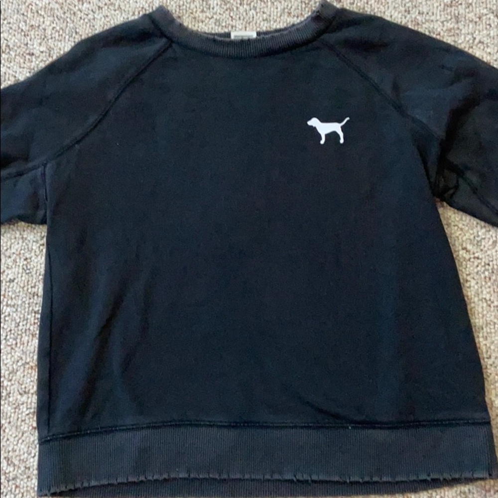 Charcoal grey Victoria Secret Pink crewneck!
